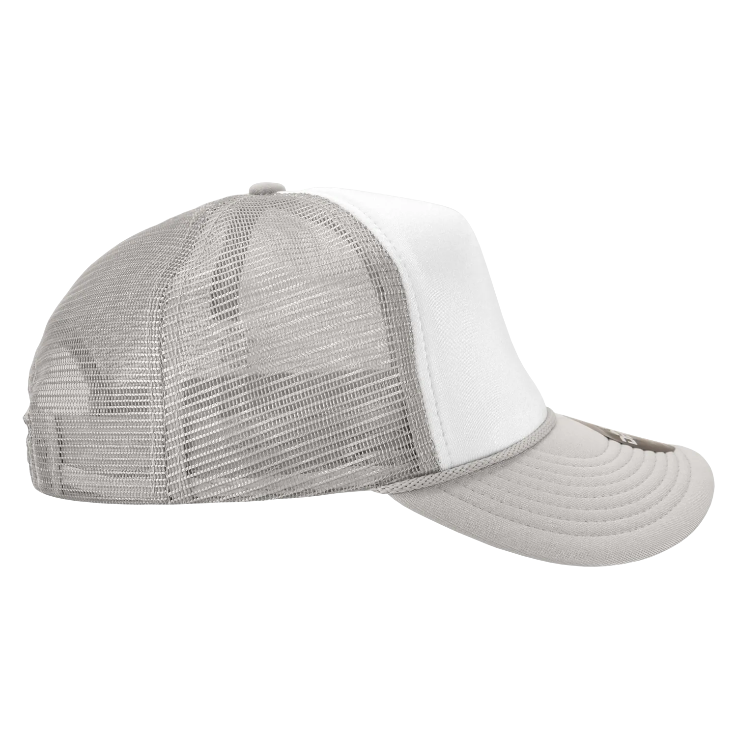 Decky 210 Blank Foam Trucker Hat, Two Tone Mesh Back Cap