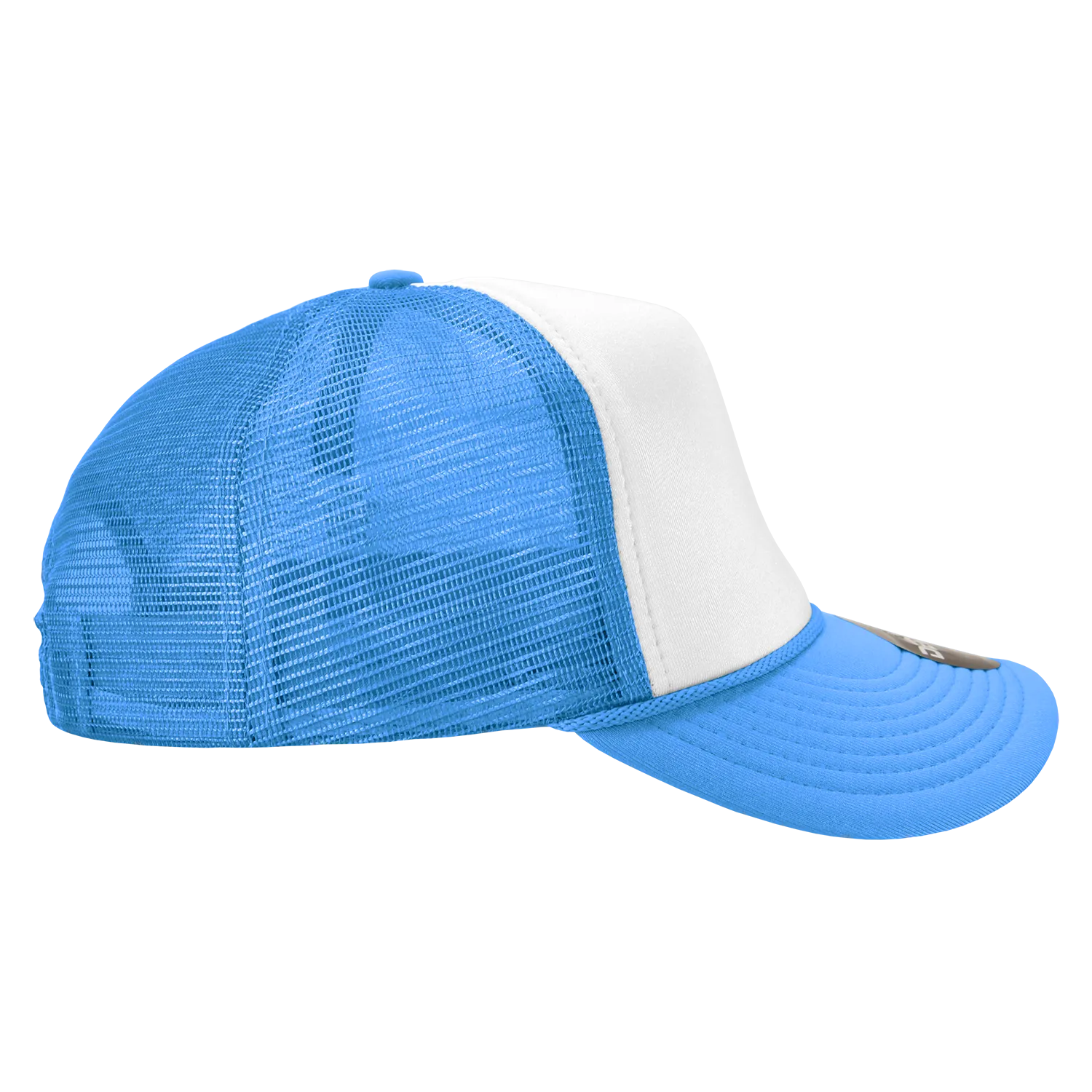 Decky 210 Blank Foam Trucker Hat, Two Tone Mesh Back Cap