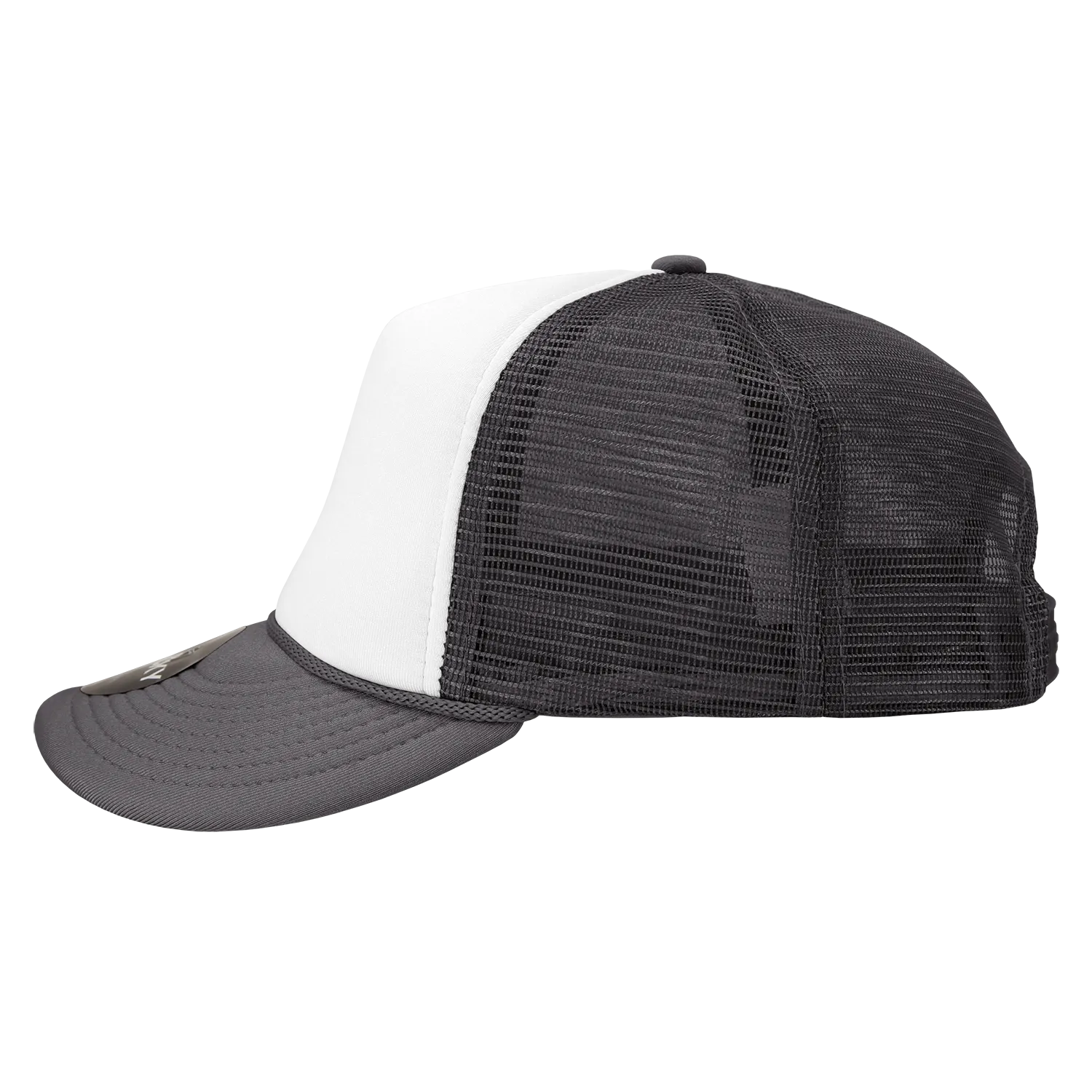 Decky 210 Blank Foam Trucker Hat, Two Tone Mesh Back Cap