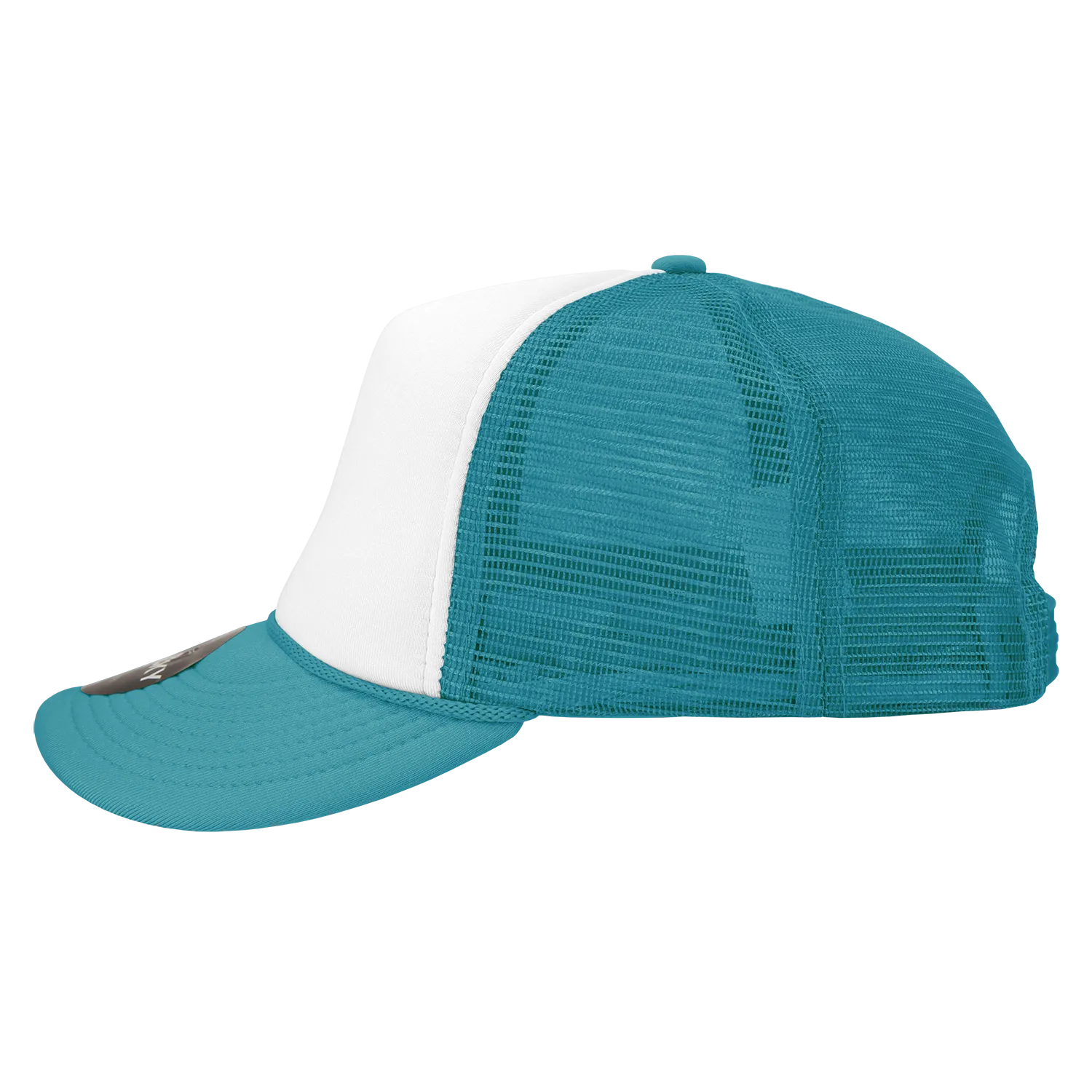 Decky 210 Blank Foam Trucker Hat, Two Tone Mesh Back Cap