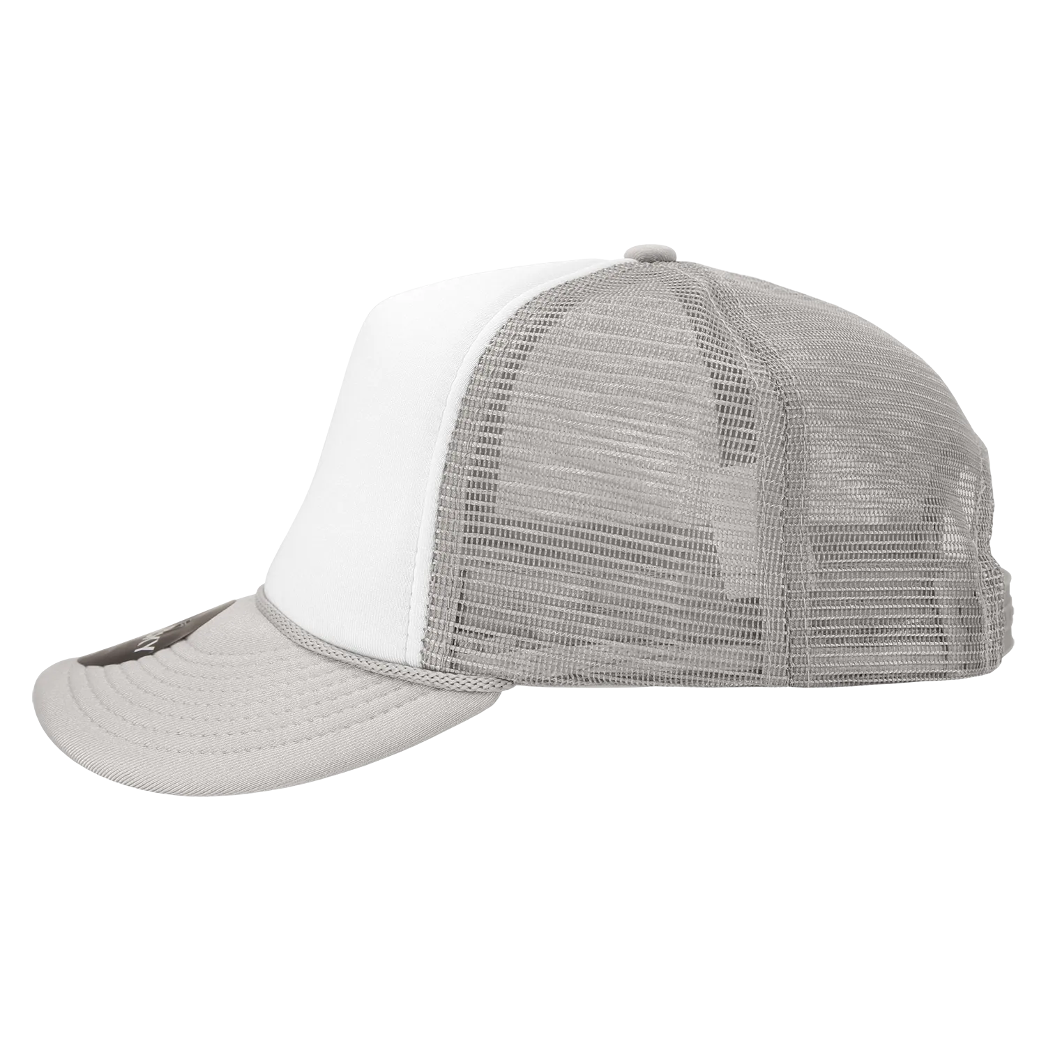 Decky 210 Blank Foam Trucker Hat, Two Tone Mesh Back Cap