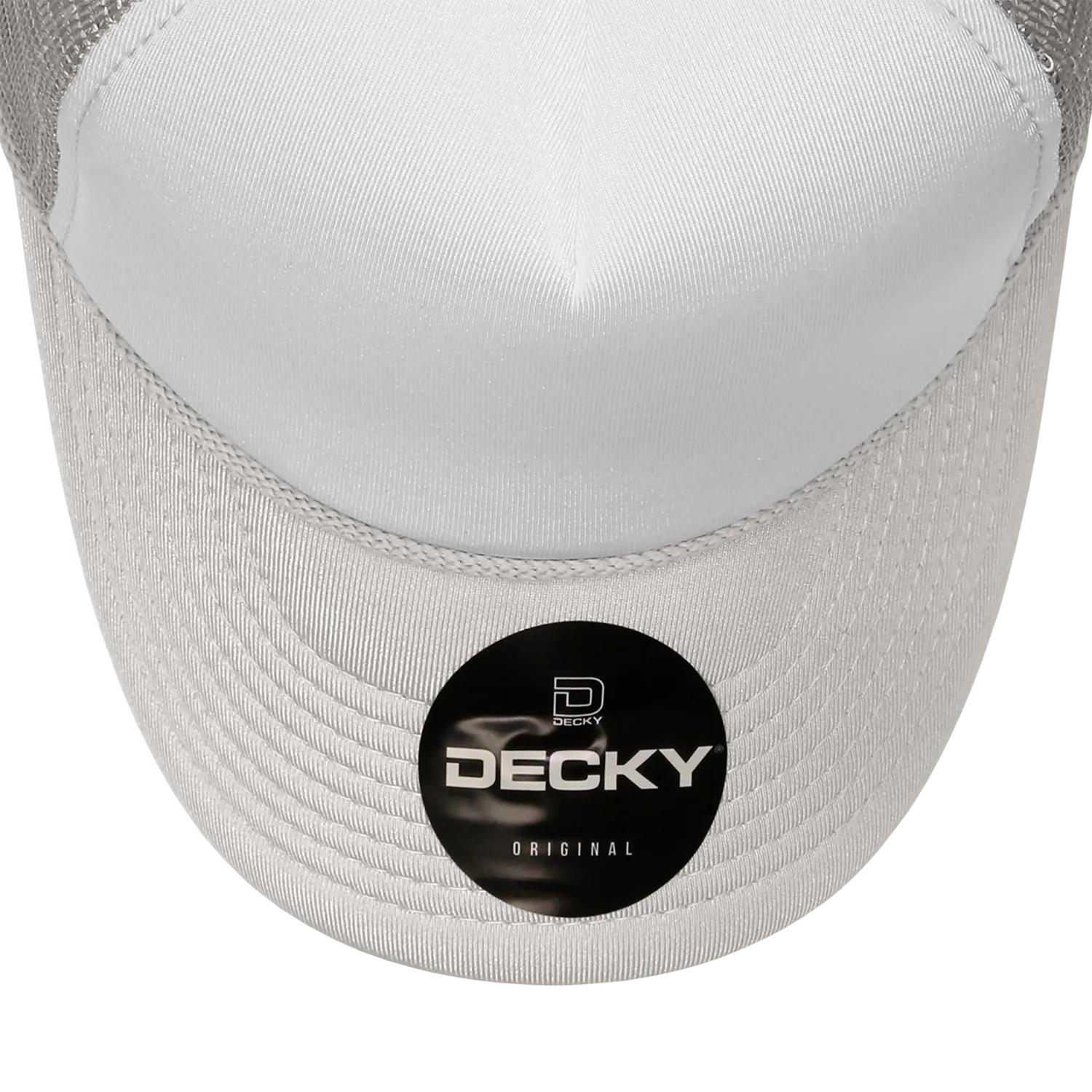 Decky 210 Blank Foam Trucker Hat, Two Tone Mesh Back Cap