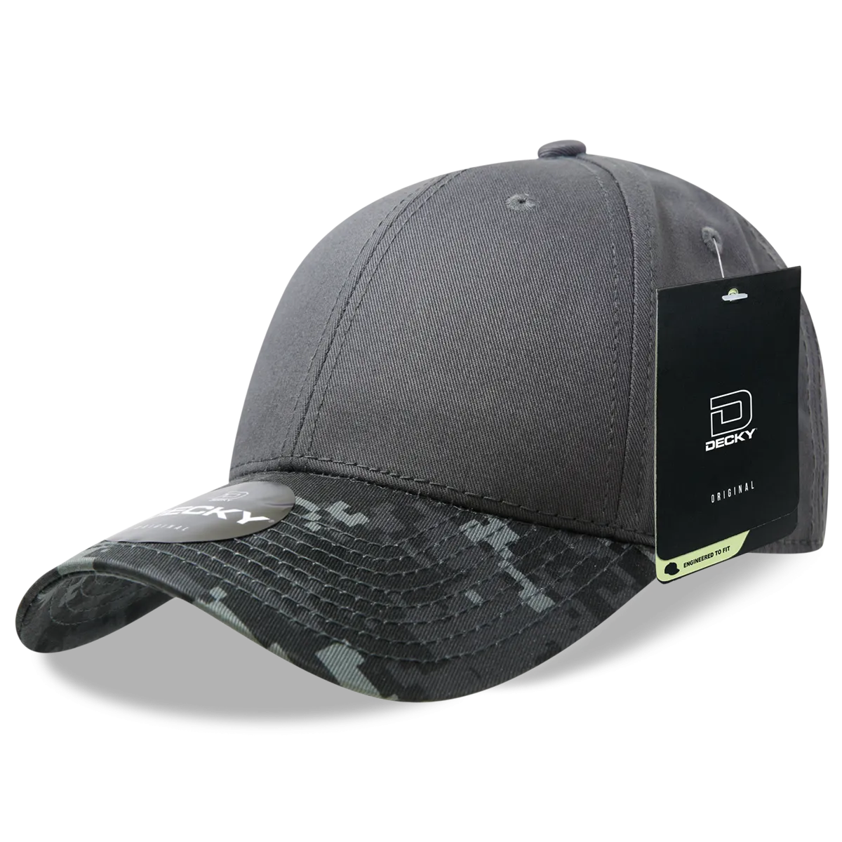 Decky 217 Structured Camo Baseball Cap, Camouflage Hat