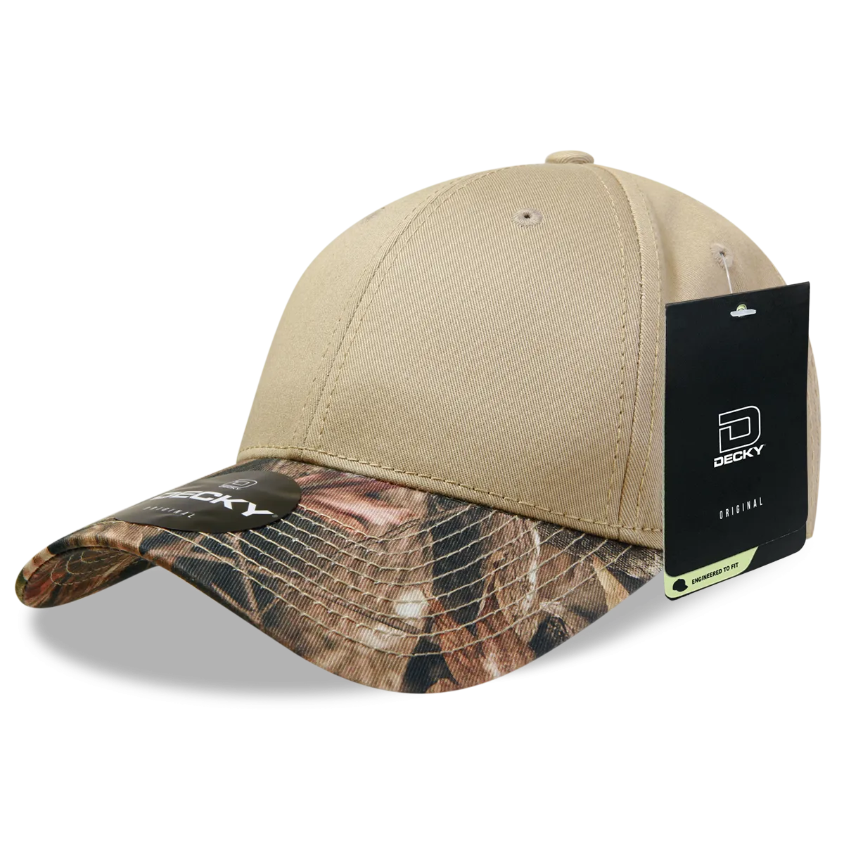 Decky 217 Structured Camo Baseball Cap, Camouflage Hat