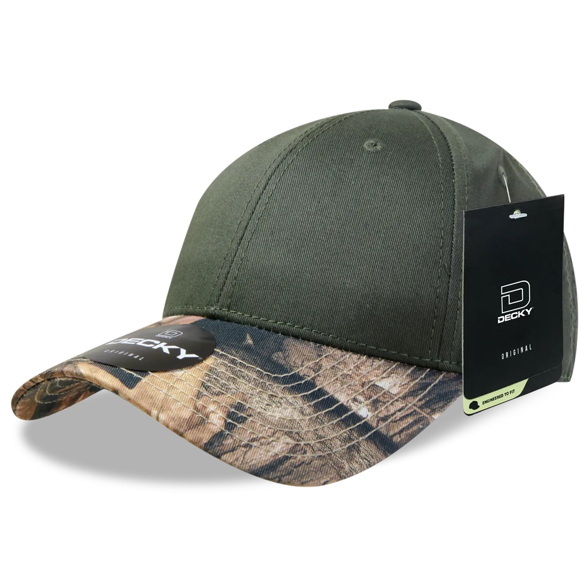 Decky 217 Structured Camo Baseball Cap, Camouflage Hat