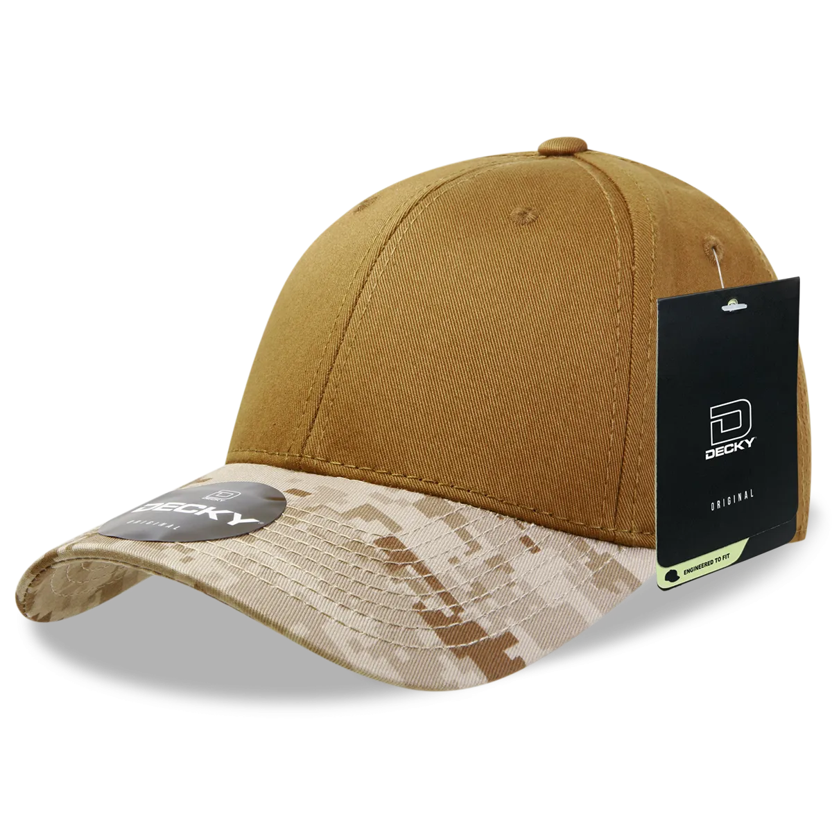 Decky 217 Structured Camo Baseball Cap, Camouflage Hat