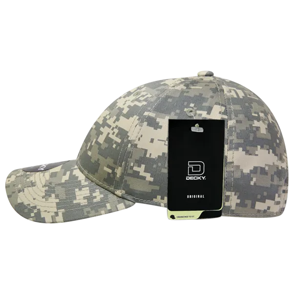 Decky 217 Structured Camo Baseball Cap, Camouflage Hat