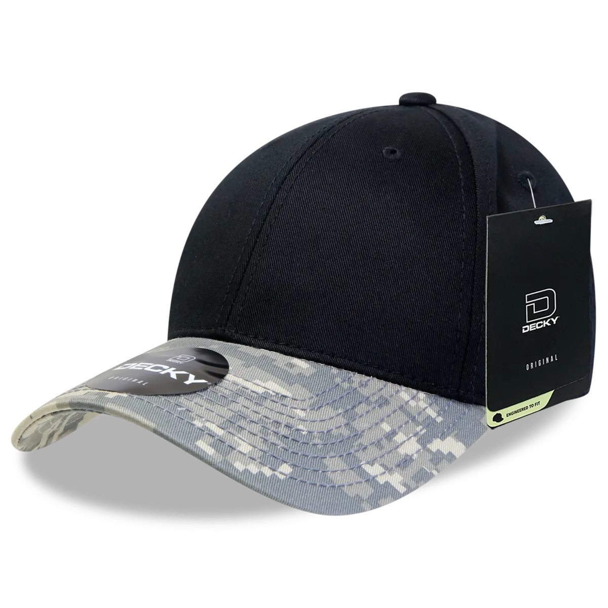 Decky 217 Structured Camo Baseball Cap, Camouflage Hat