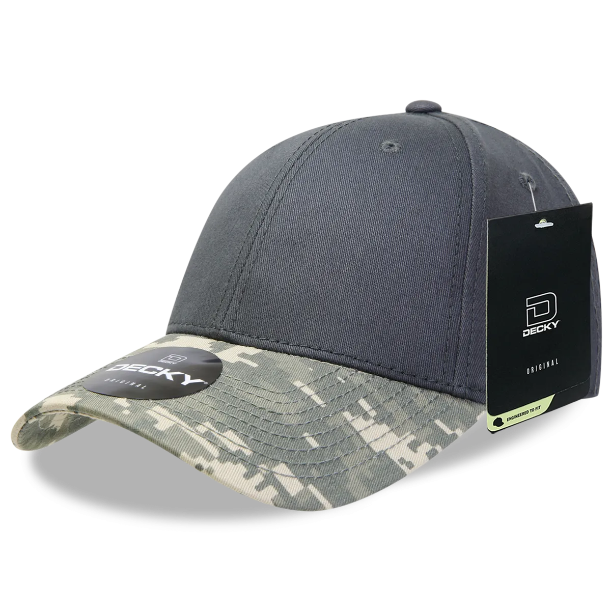 Decky 217 Structured Camo Baseball Cap, Camouflage Hat