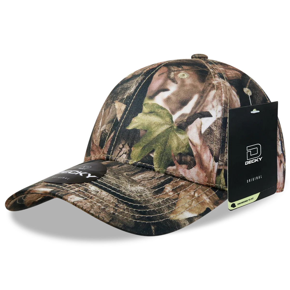 Decky 217 Structured Camo Baseball Cap, Camouflage Hat