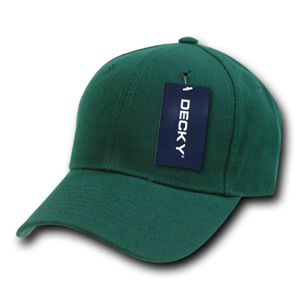 Decky 402 - Fitted Baseball Cap, Blank Fitted Hat (Sizes: 6 3/4 - 7 1/8)
