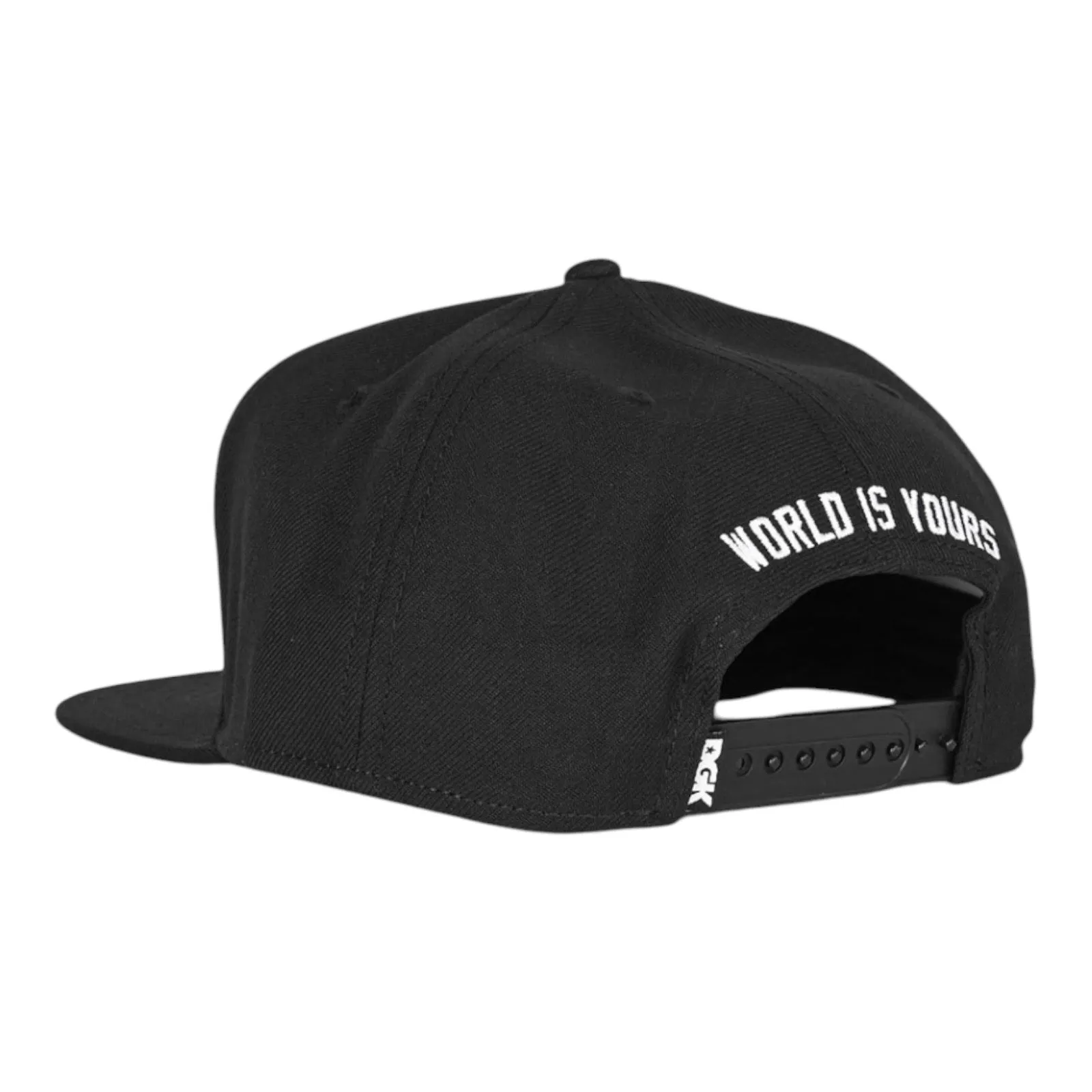 DGK World Snapback Cap Black