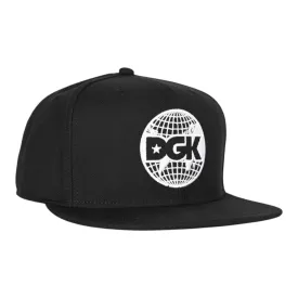 DGK World Snapback Cap Black