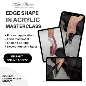 Edge Shape in Acrylic Masterclass