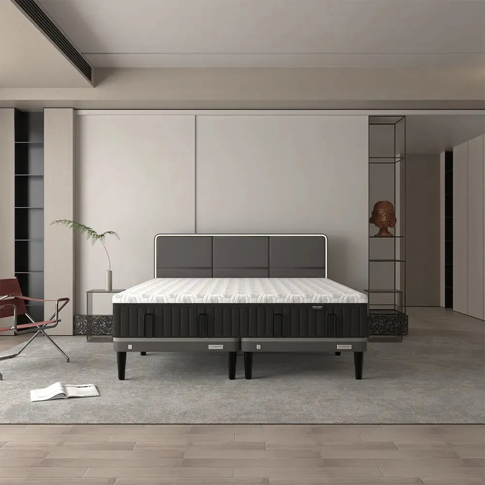 Ergosportive Adjustable Bed by Ergomotion - Notting Viscopedic Mattress by Englander