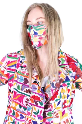 FACE MASK GIVA WITH JACKET FRIDA EMBROIDERED PATCHWORK