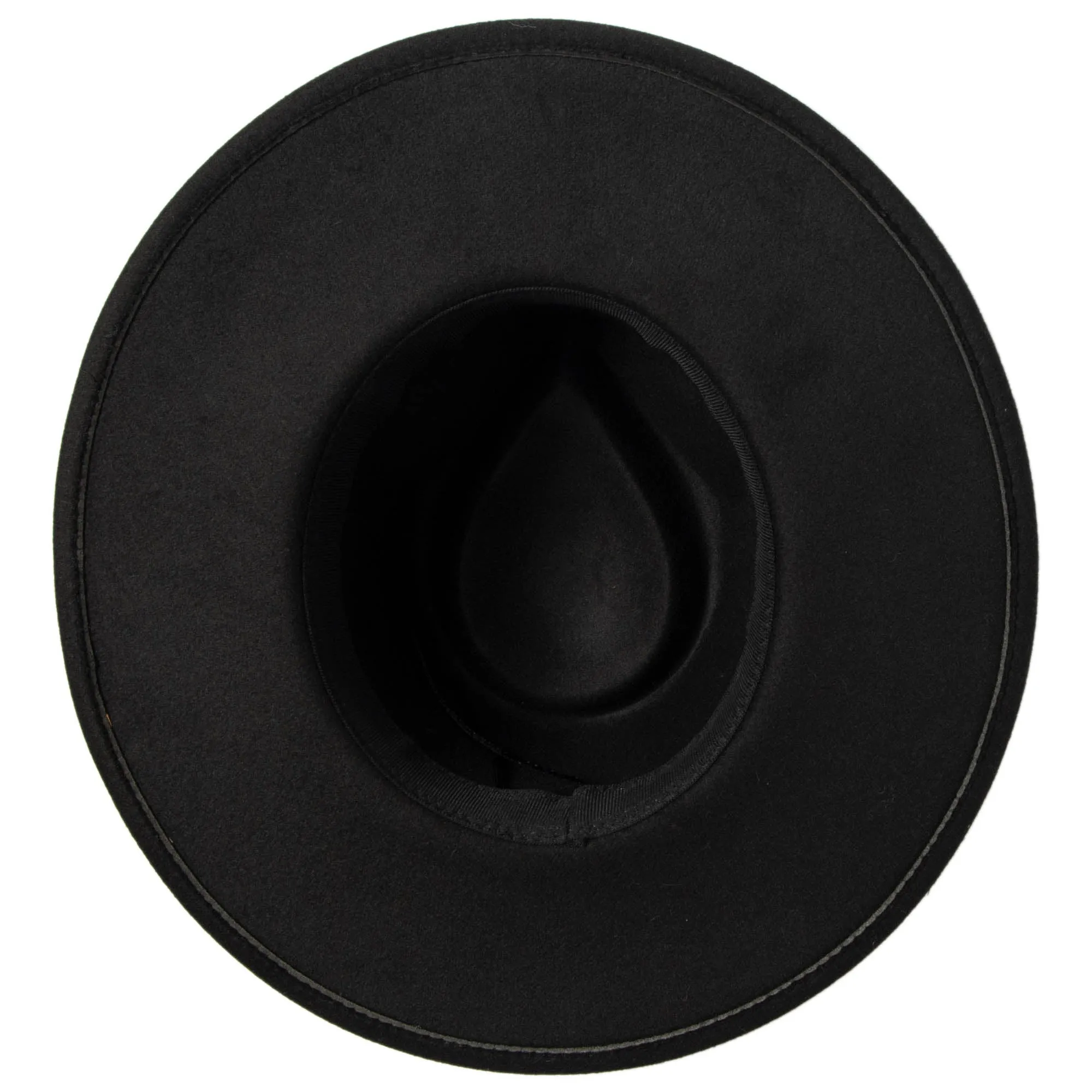Faux Felt Fedora with Western Buckle Band