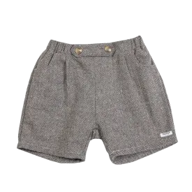 Fifi Shorts | Woody Brown Tweed