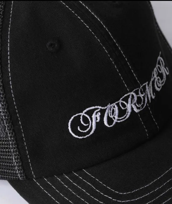 FORMER - WIRE TRUCKER CAP - BLACK