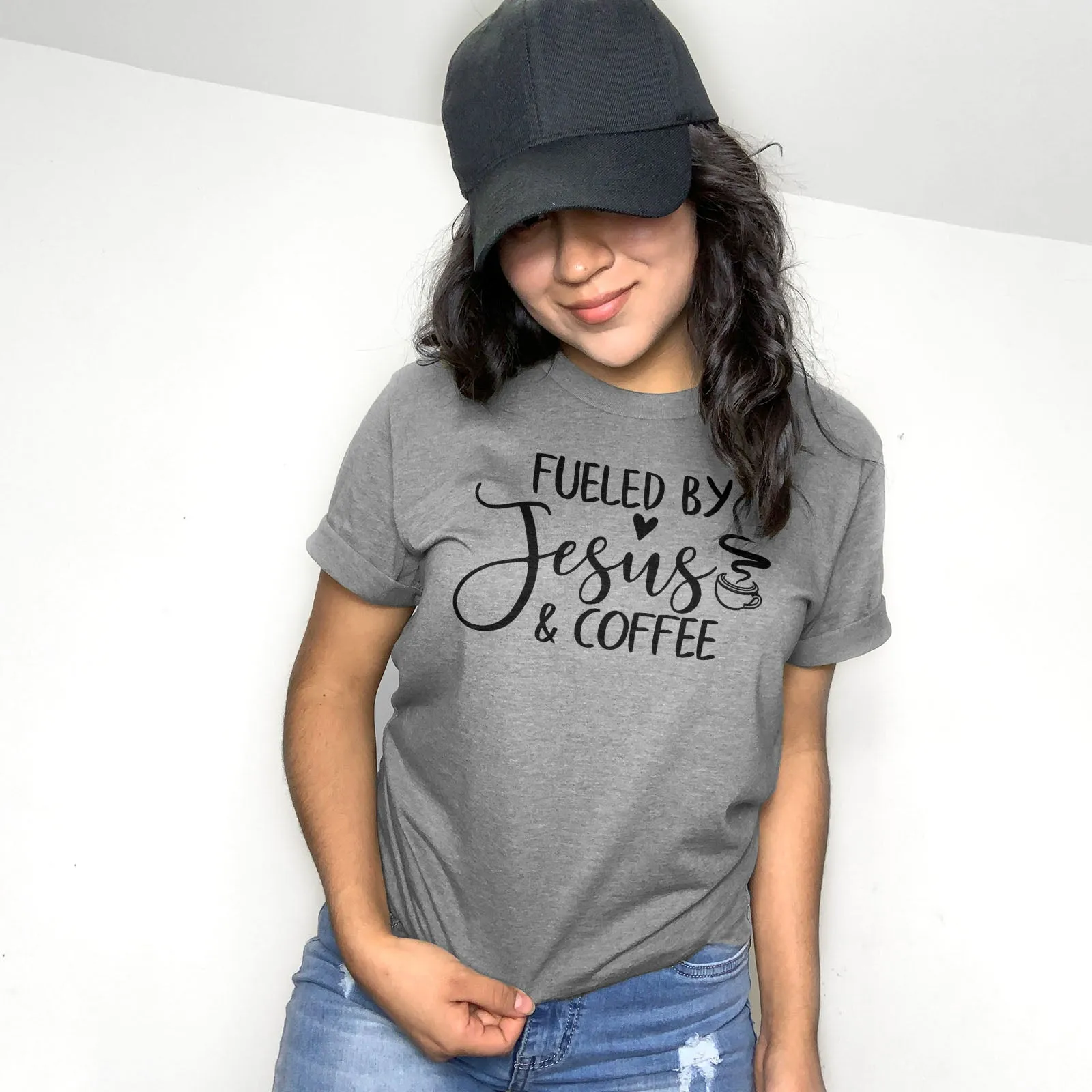 Fueled By Jesus And Coffee Tee