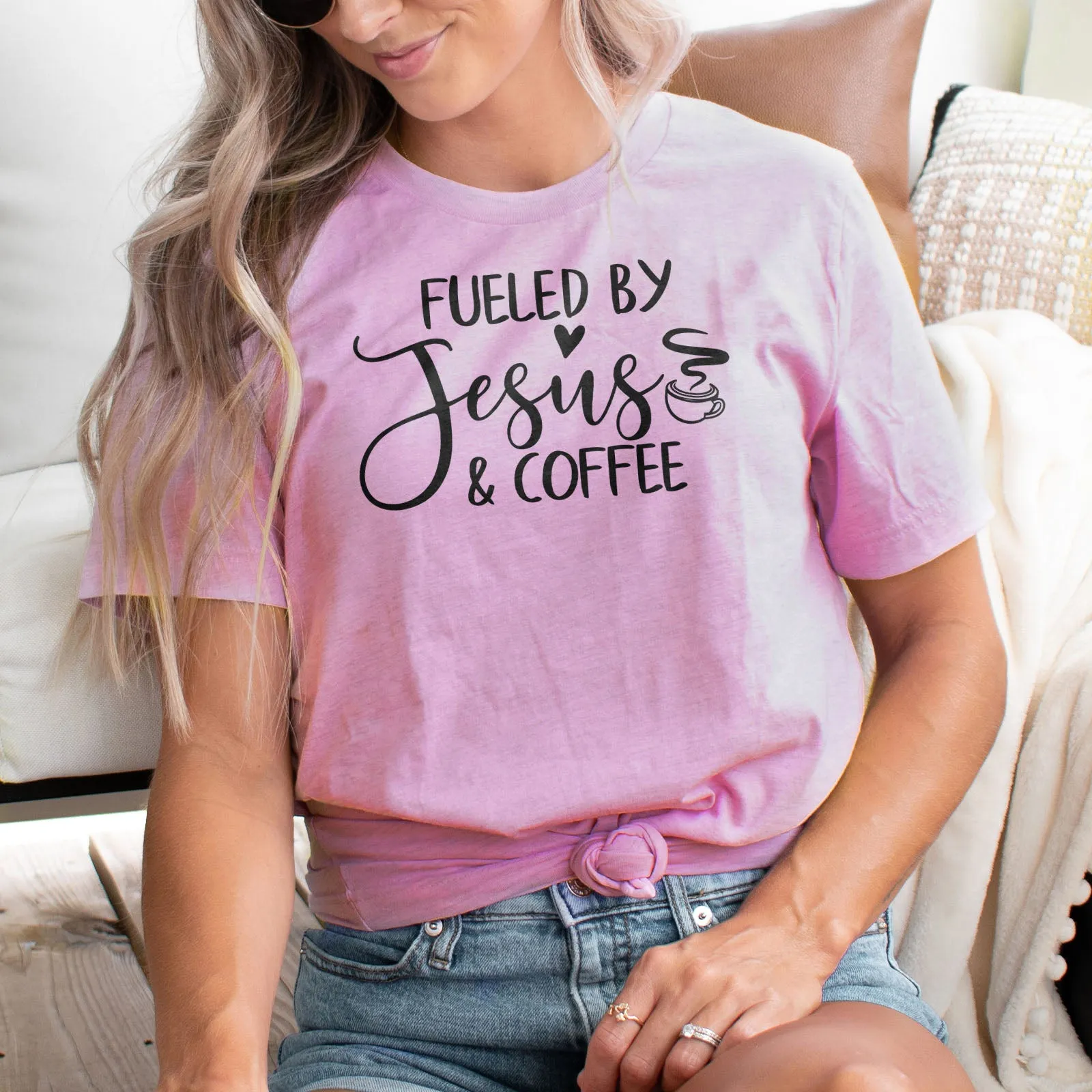 Fueled By Jesus And Coffee Tee