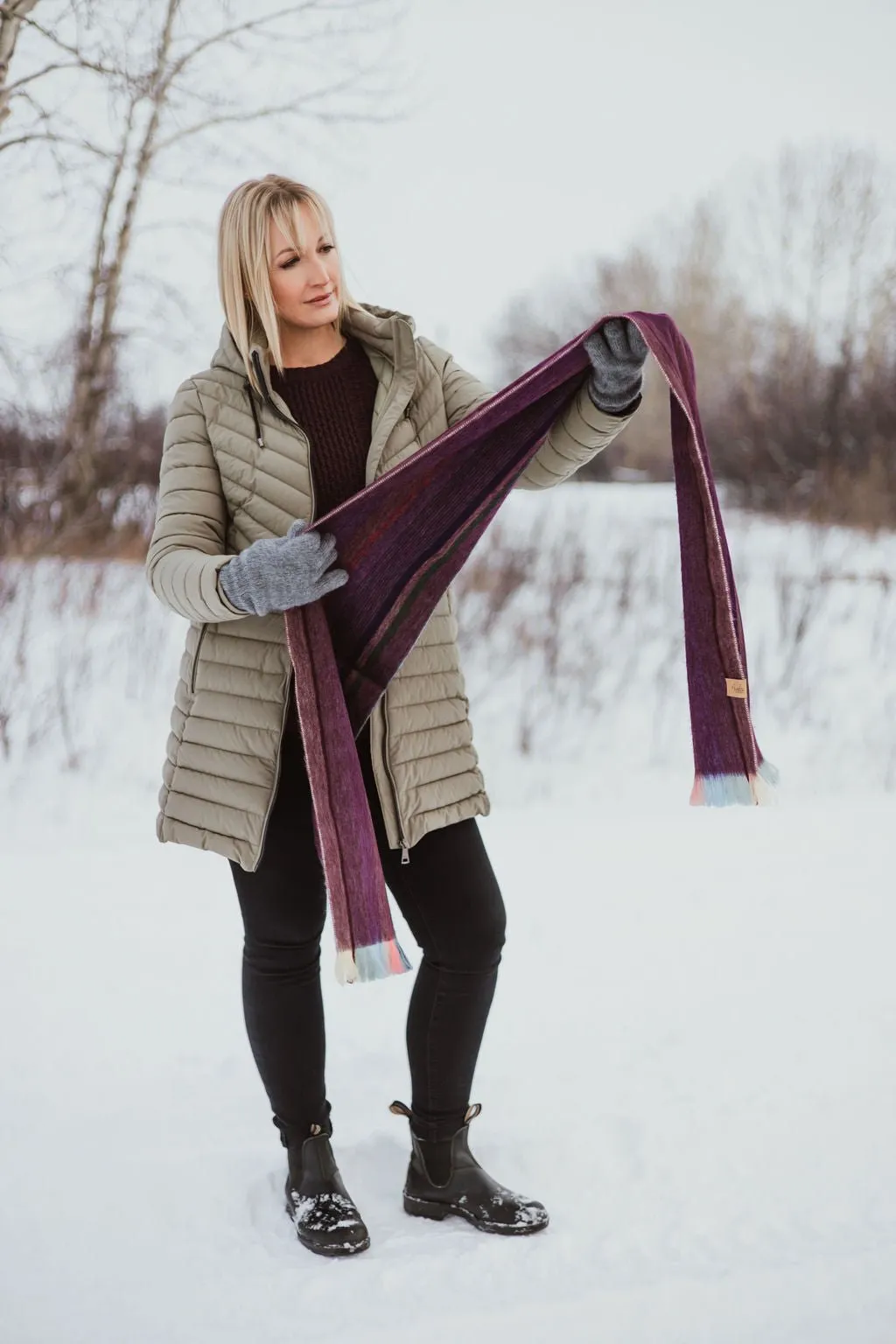 Full of Surprises Alpaca Scarf