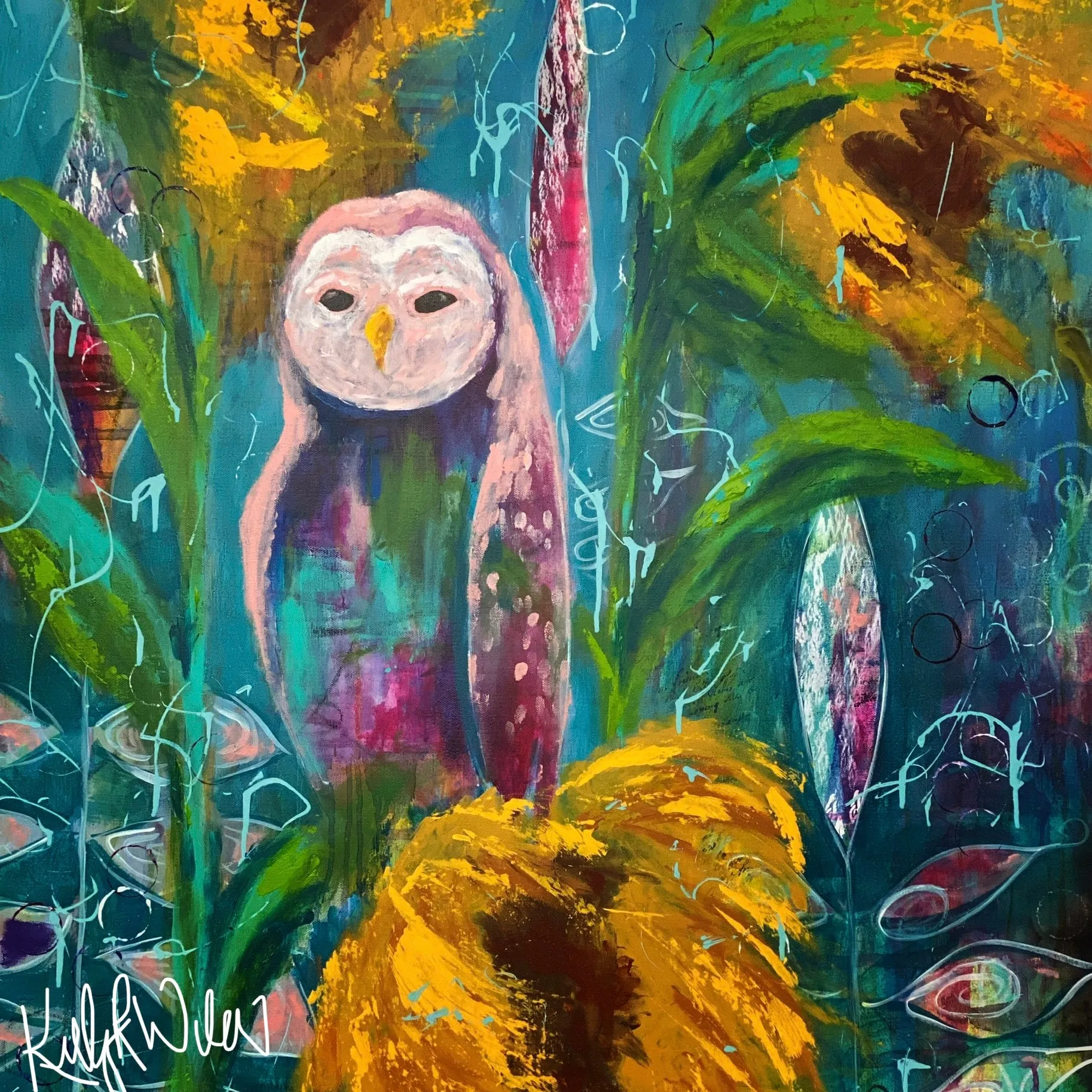 Garden Owl necklace