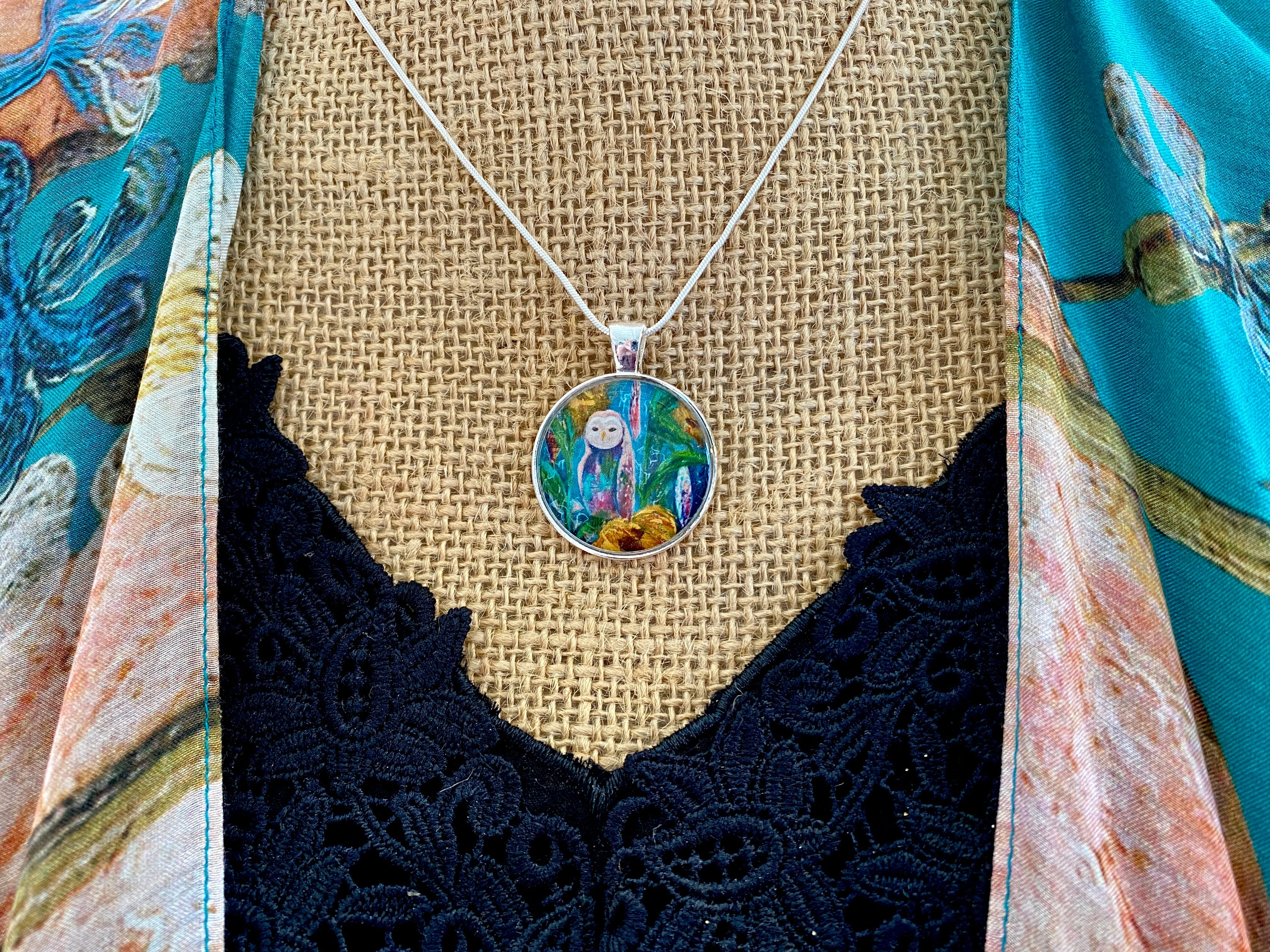 Garden Owl necklace
