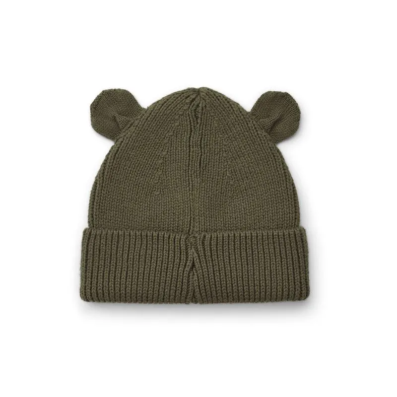 Gina Bear Beanie - Army