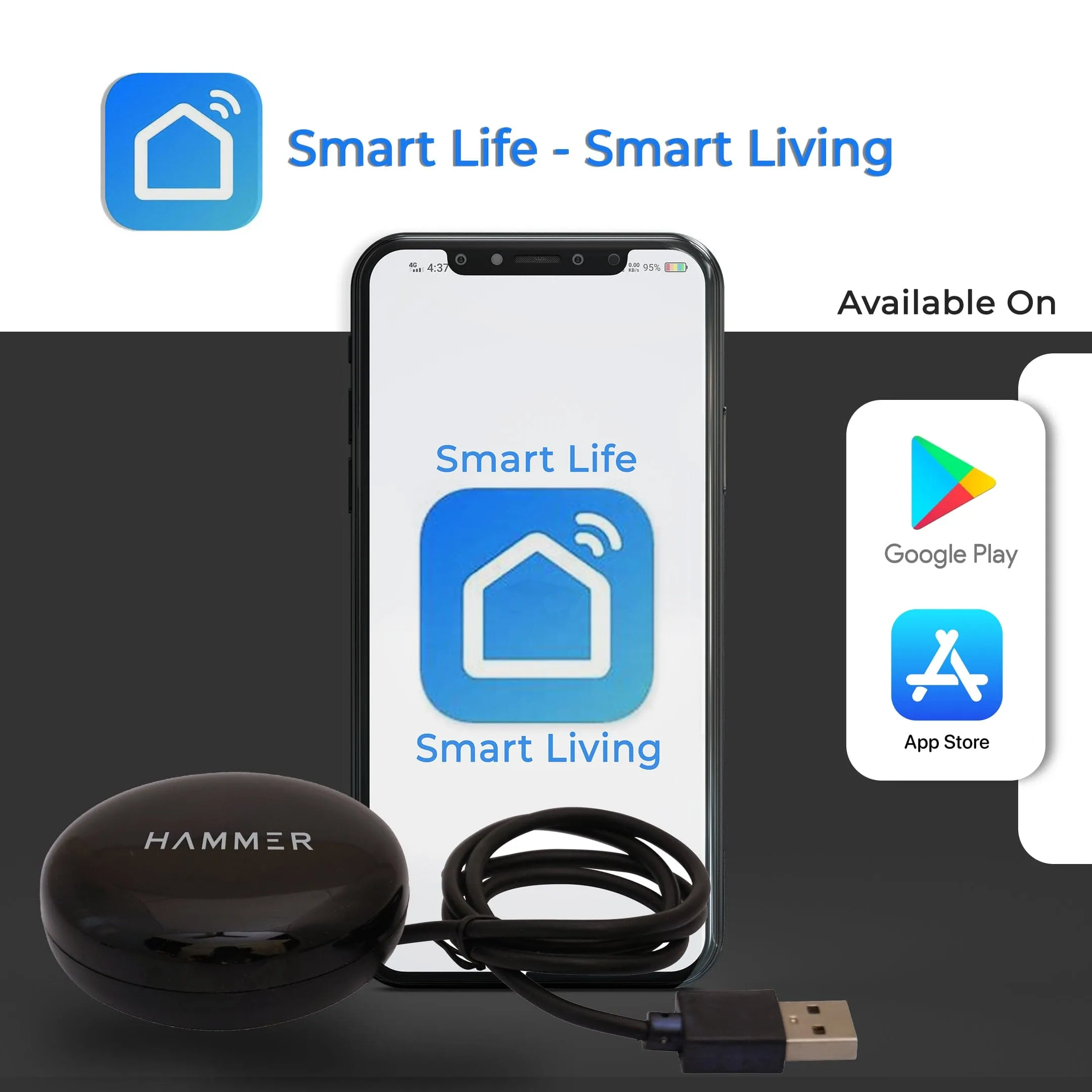 Hammer IR Blaster Smart WiFi Universal Remote Make in India