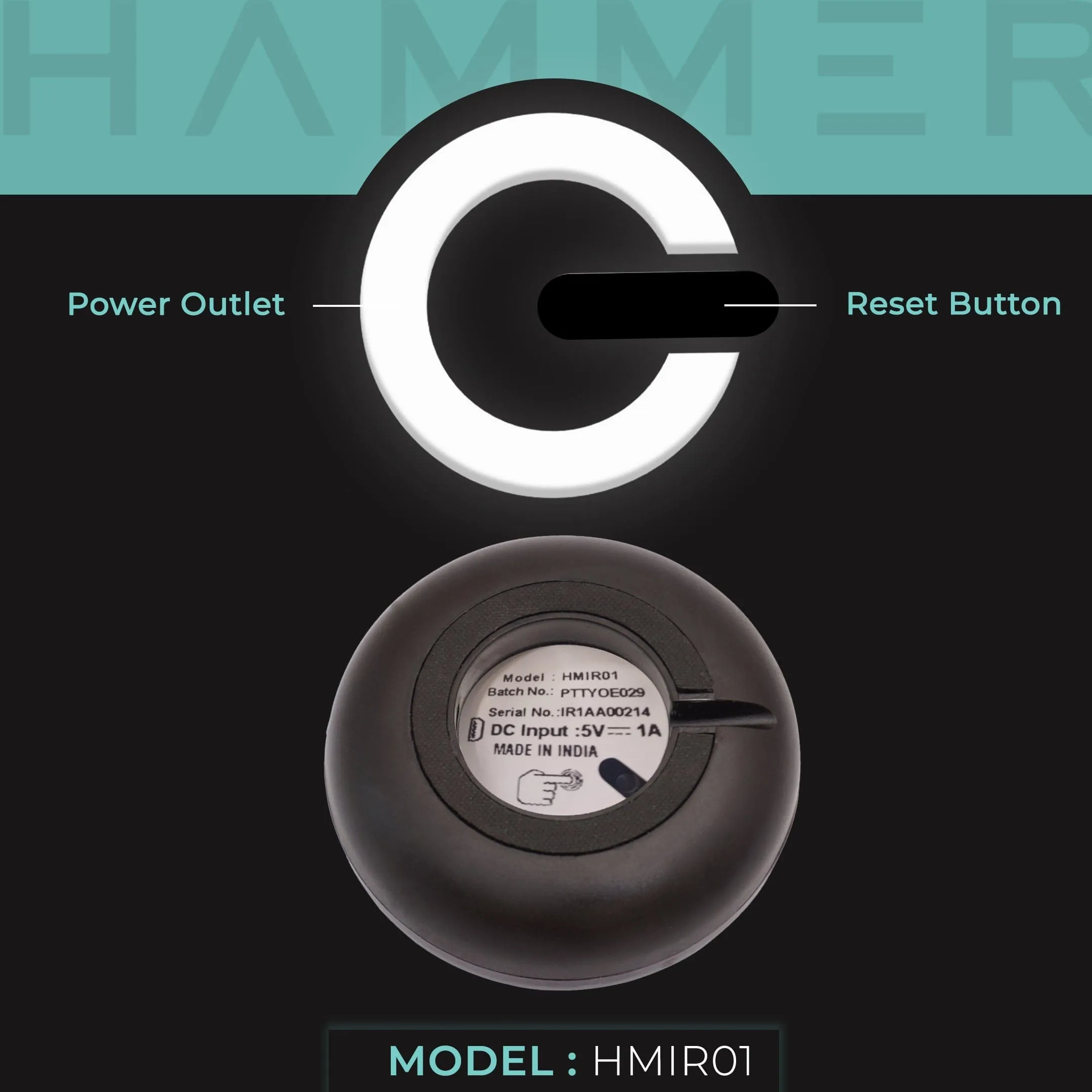 Hammer IR Blaster Smart WiFi Universal Remote Make in India