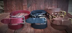 Handmade Irish Leather Belt By Pc Racewear