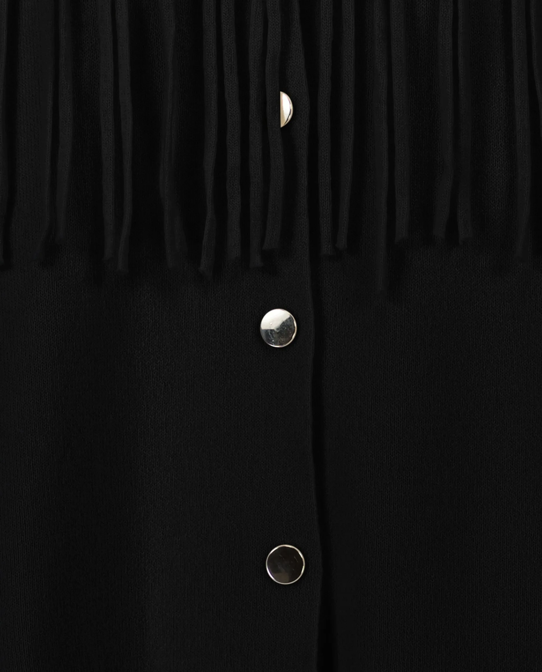 Hemd aus Cashmere-Mischung in Schwarz