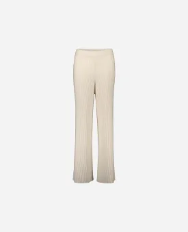 Hose aus Cashmere in Creme