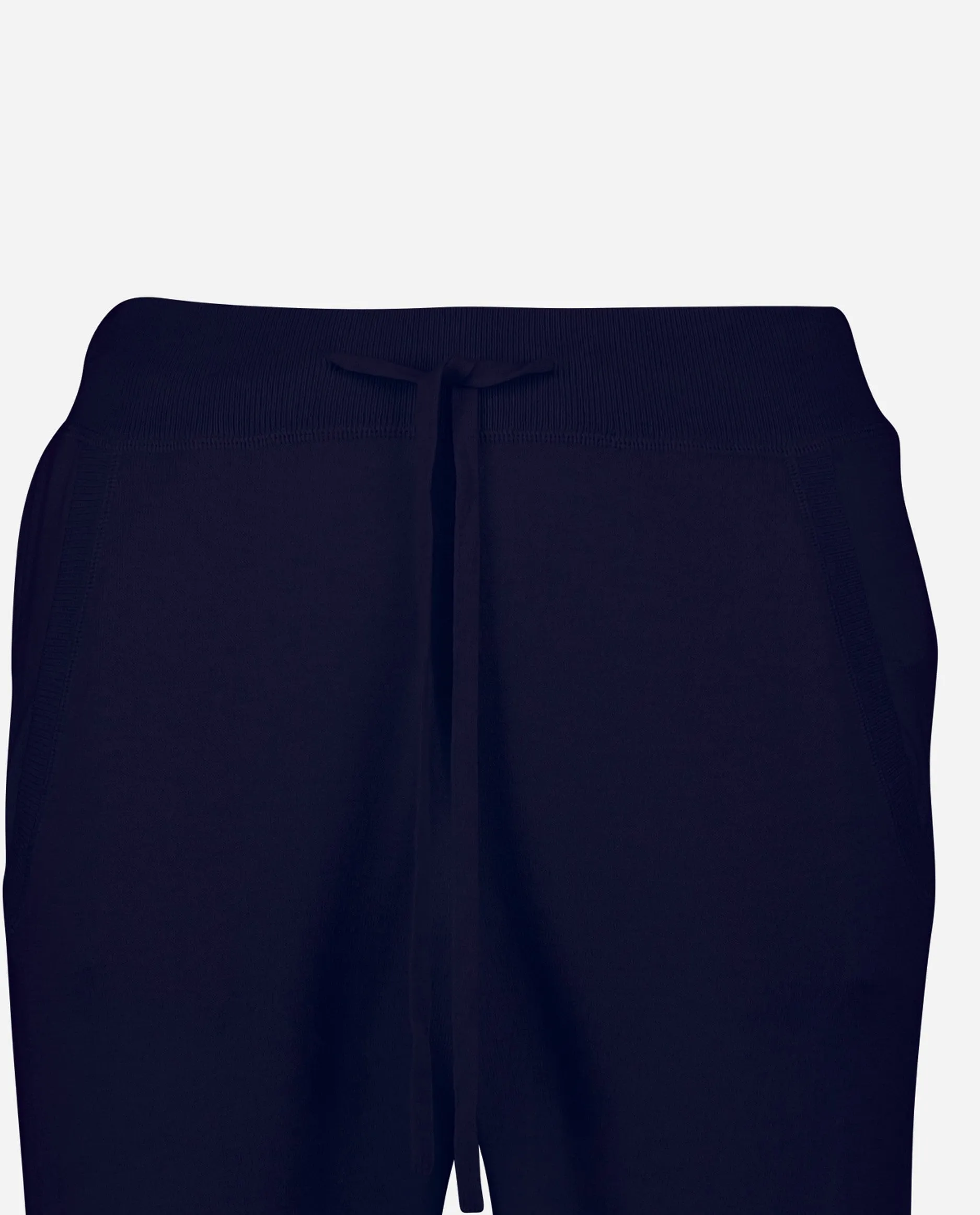 Hose aus Cashmere-Mischung in Navy