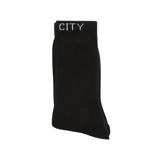 INNER CITY RIB SOCKS HTG230183-BLACK