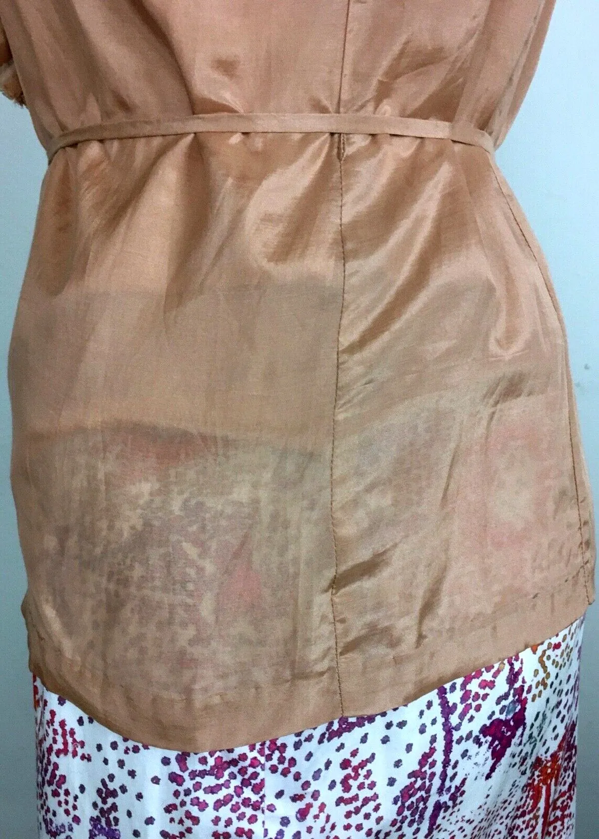 J. Crew Size 14/16 Peach Sleeveless Shirt