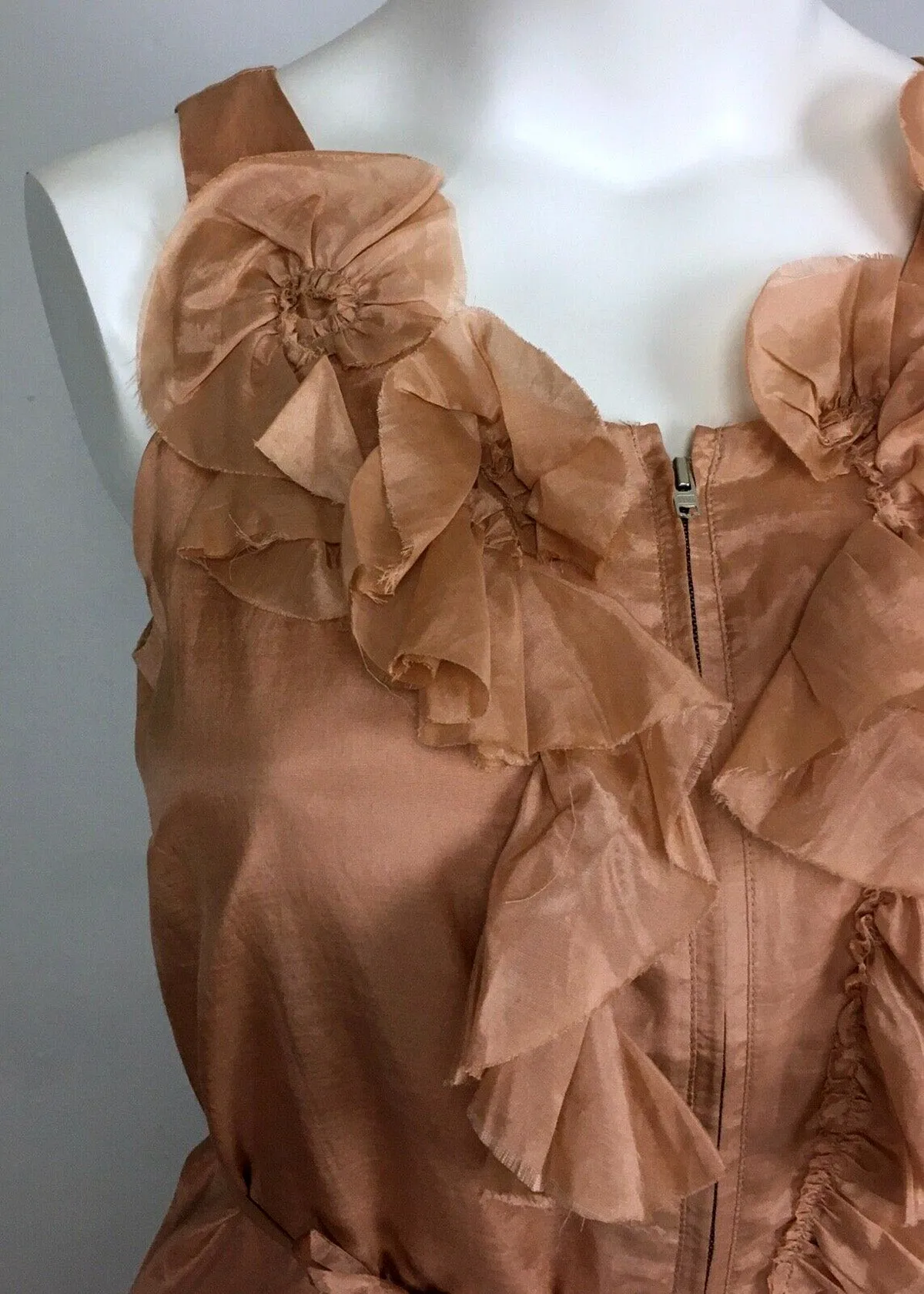 J. Crew Size 14/16 Peach Sleeveless Shirt