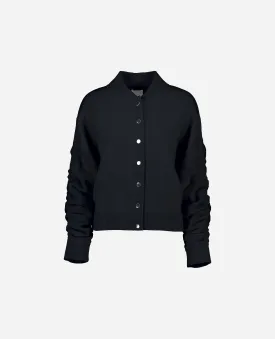 Jacket aus Cashmere-Mischung in Navy