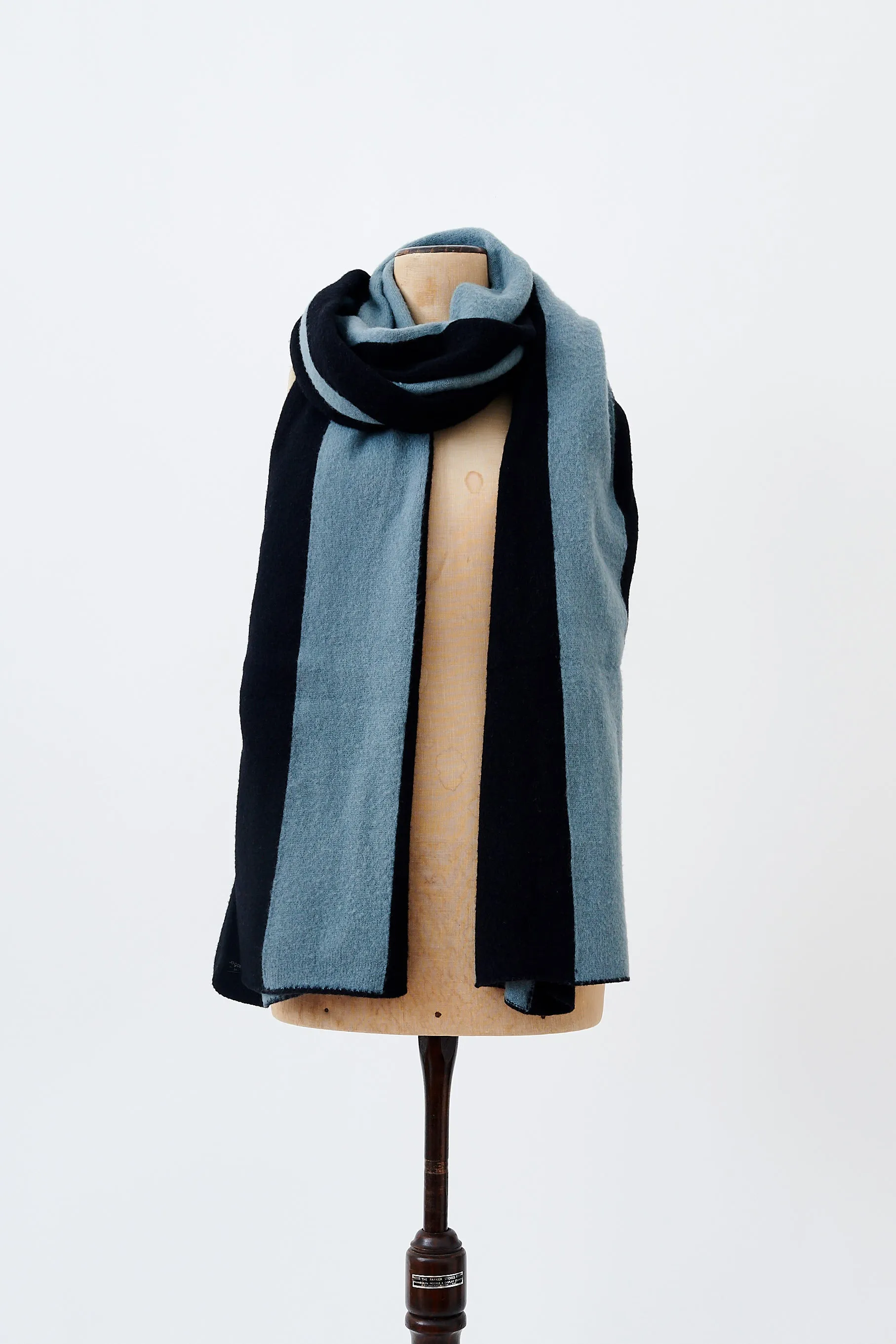 Jo Gordon - Brushed vertical stripe blanket scarf
