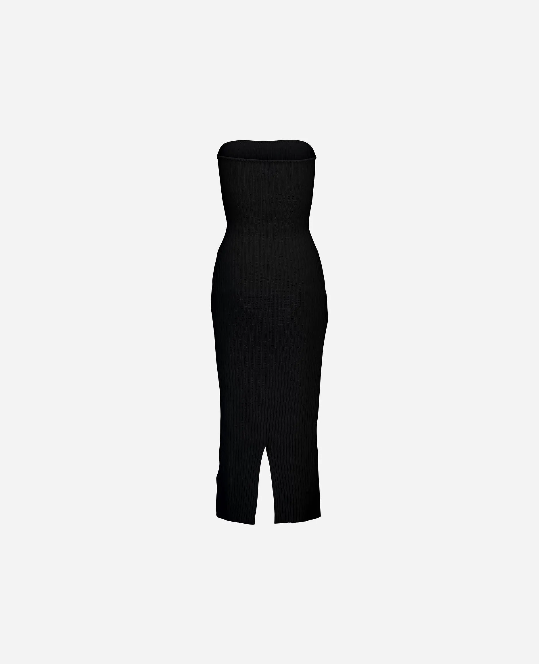 Kleid aus Cashmere-Mischung in Schwarz