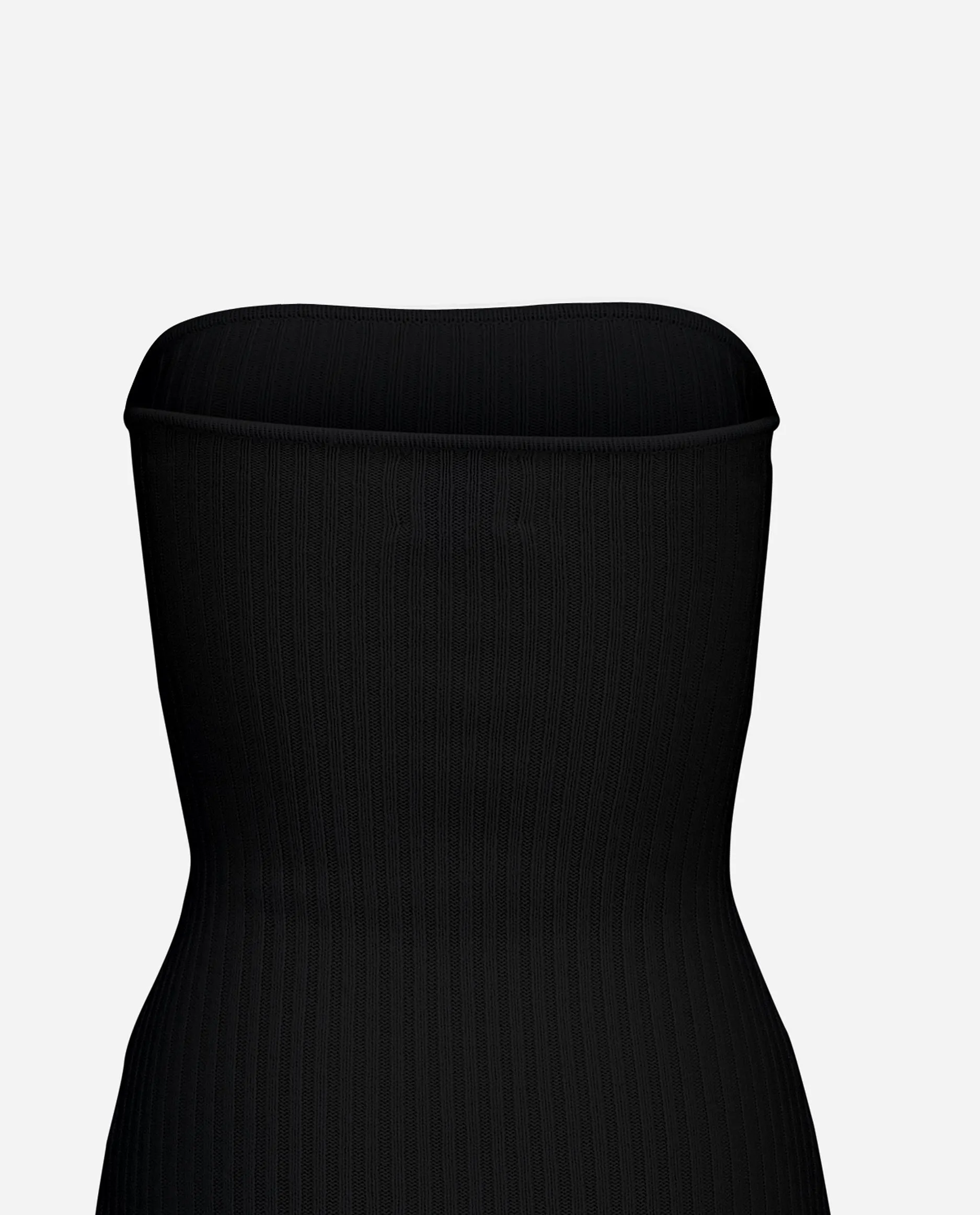 Kleid aus Cashmere-Mischung in Schwarz