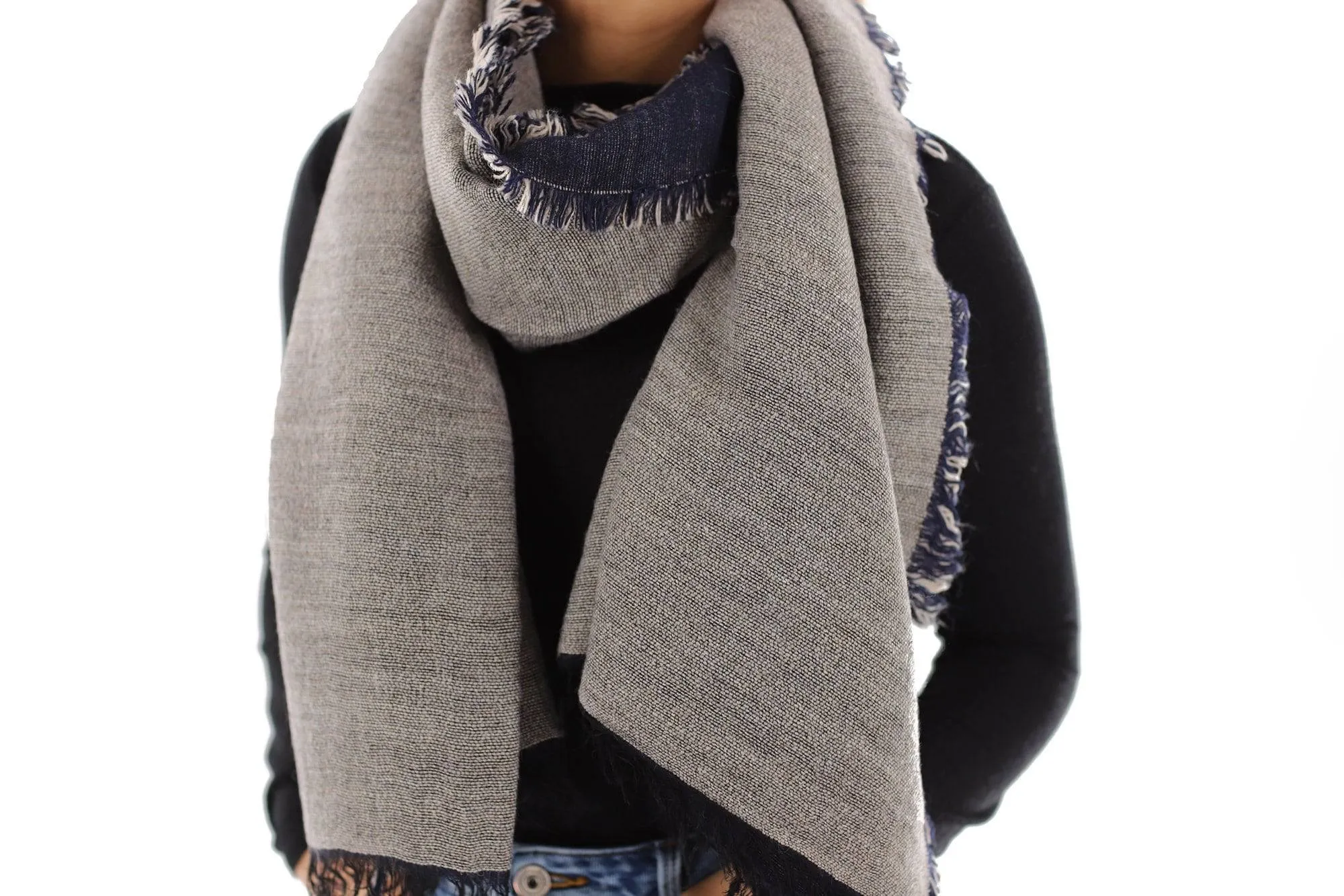 La Fiorentina | Italian Scarf Olive/Navy