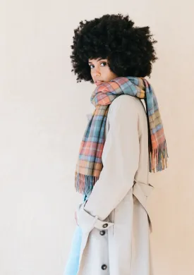 Lambswool Blanket Scarf in Buchanan Antique Tartan