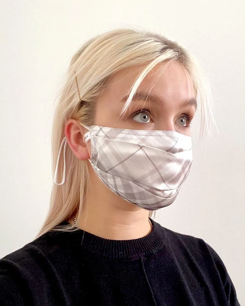 Lemonwood Pleated Silk Mask