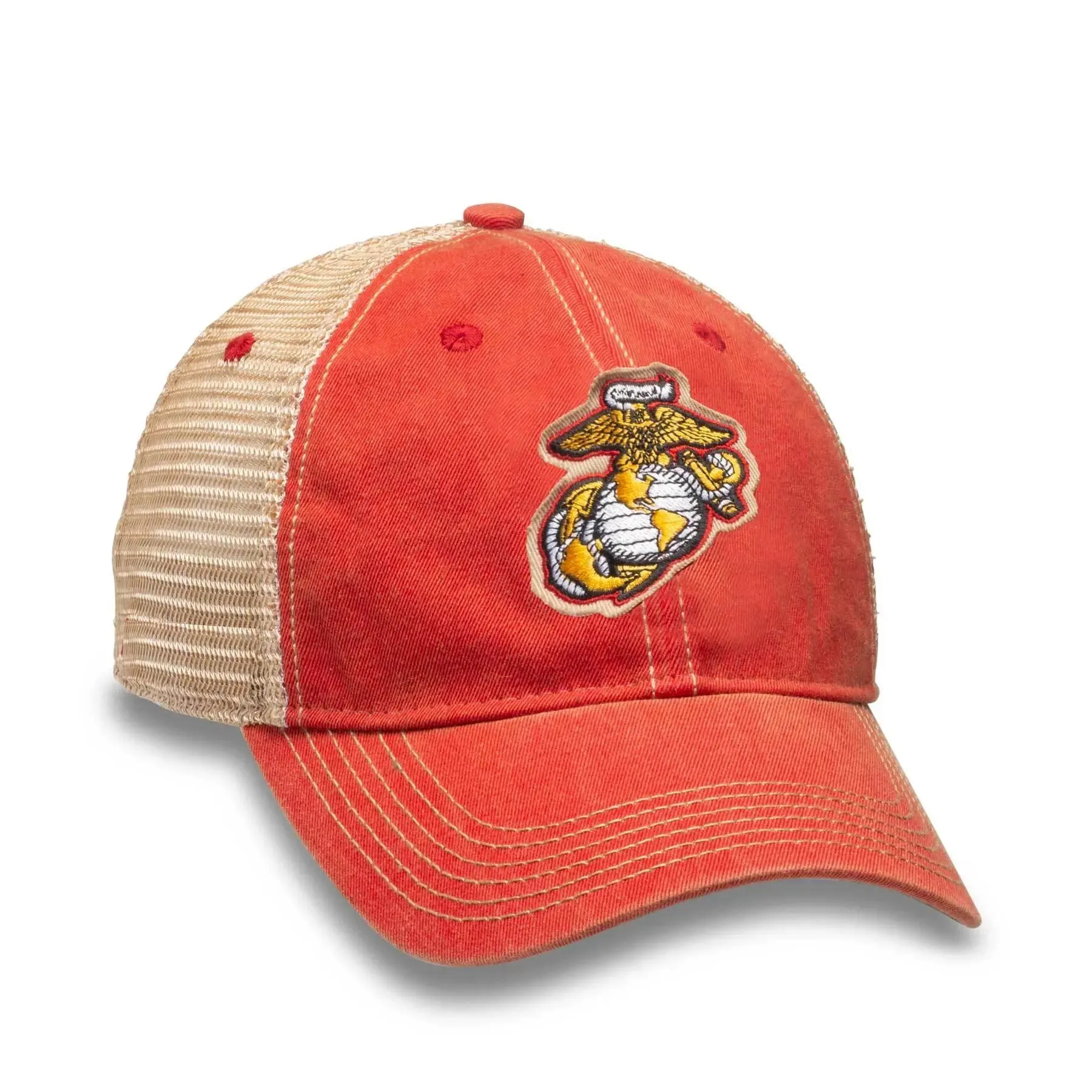 Marines EGA Vintage Red Trucker Hat