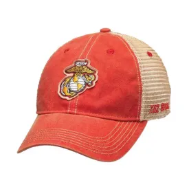 Marines EGA Vintage Red Trucker Hat