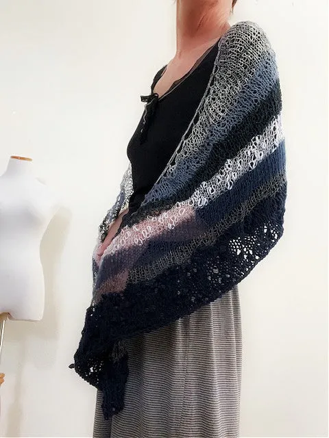 Meehan shawl, knit kit