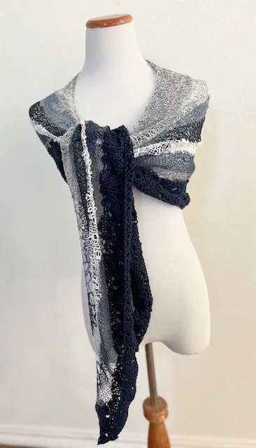 Meehan shawl, knit kit