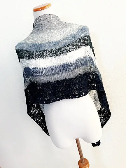 Meehan shawl, knit kit
